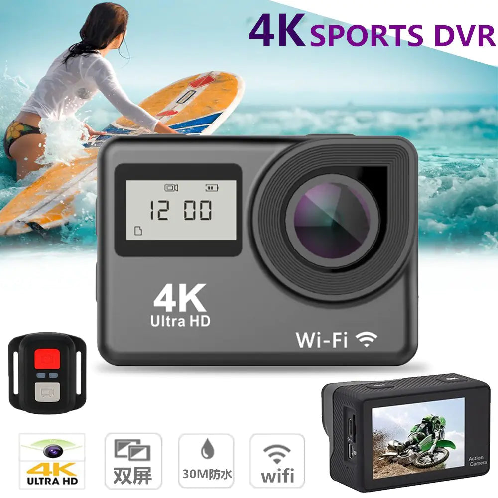4K Dual Screen Touch Outdoor Waterproof Camera
