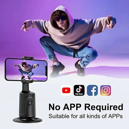 360° AI Face Tracking Mobile Phone Bracket Stabilizer