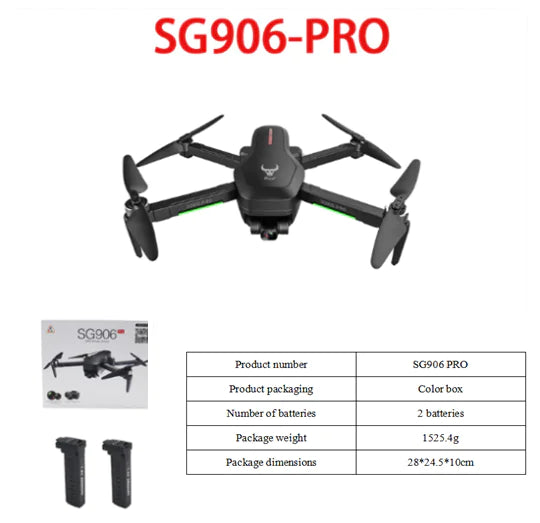 SG906PRO Foldable Dual GPS Drone with Gimbal